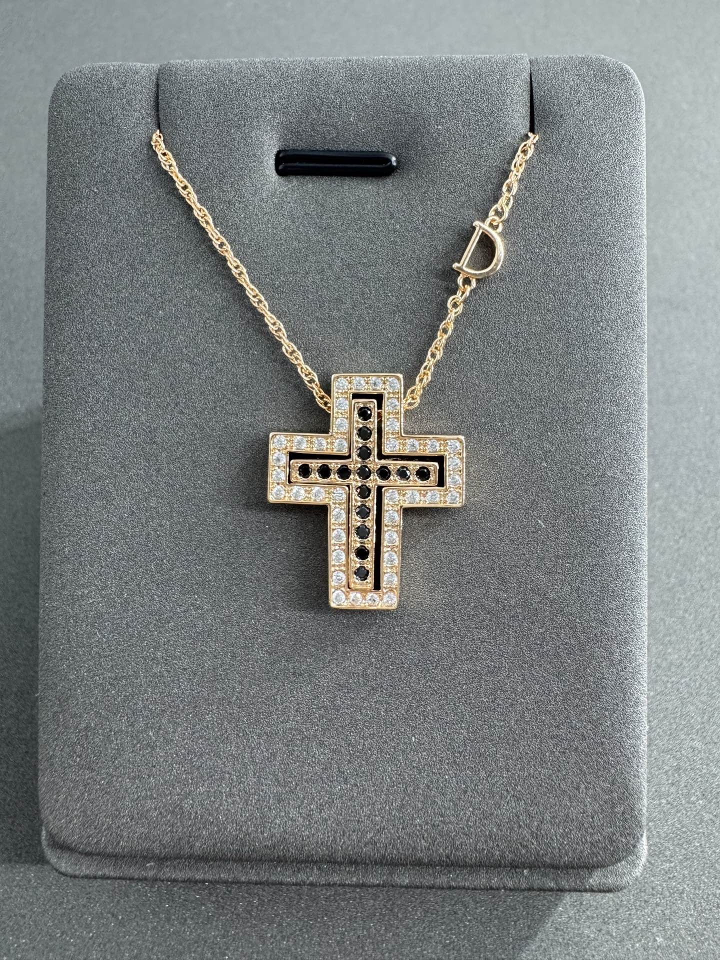 Chrome Hearts D Cross Pendant Necklace